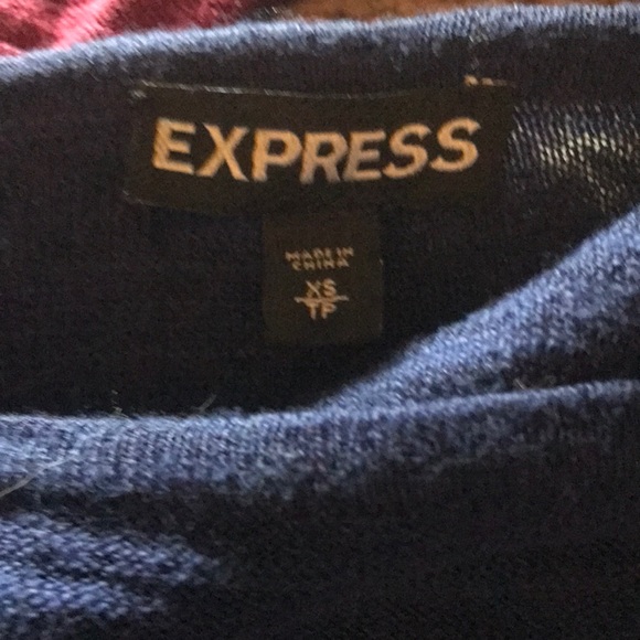 NWOT Express Same top2colors(maroon S & blue XS)tie/cinch - Picture 8 of 9